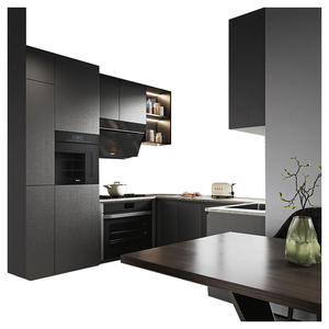 맞춤형 주방 캐비닛 현대 모듈 내장 찬장 전체 세트 집 사용자 정의 가구 제조업체 - Product Image 6