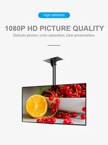 Papan iklan Digital Jalan LCD 4k/2k/1080p layar jendela Video 55 inci Tv dalam ruangan 3000 monitor Nit