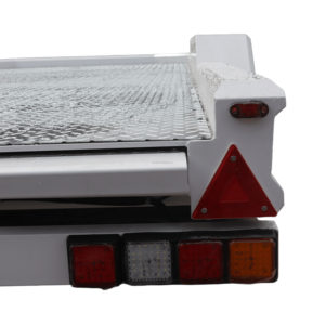 Heavy Duty Galvanized/Aluminum Utility Trailer with Checker Plate Floor for <b>ATV</b>/Motorcycle Transport - Product Image 2