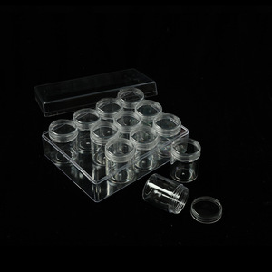 Boîte de <span class=keywords><strong>rangement</strong></span> spirale créative en <span class=keywords><strong>plastique</strong></span> transparente à 12 compartiments pour petits objets et bijoux, 20g, idéale pour le sous-conditionnement - Product Image 3