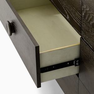 ตู้ลิ้นชักไม้โอ๊คสไตล์โมเดิร์นกลางศตวรรษ 6 ลิ้นชัก สำหรับห้องนอน - Product Image 4