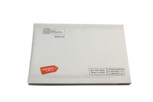Enveloppes rembourrées en papier Kraft blanc, sachet à bulles en papier Kraft rose écologique, vente en gros, 50 pièces - Product Image 4