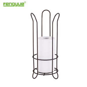 <span class=keywords><strong>Enduit</strong></span> de poudre noire debout libre support de tissu porte-papier hygiénique - Product Image 1