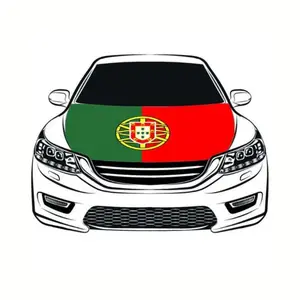 Wholesale high quality custom design car engine portugal flag national car hood cover