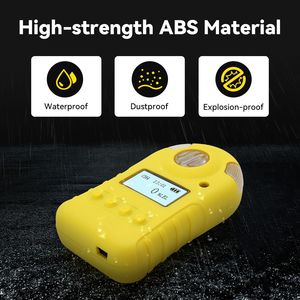 สำหรับเครื่องตรวจจับก๊าซเดี่ยวแบบพกพา BH-90 (CO2/EX/ก๊าซพิษ) ความแม่นยำสูง พร้อมสัญญาณเตือนแบบแสง/เสียง/การสั่นสะเทือน ทำจากสแตนเลส พกพาสะดวก - Product Image 6