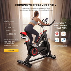 <span class=keywords><strong>Vélo</strong></span> de spinning commercial d'intérieur, machine d'entraînement de fitness à domicile, résistance réglable, pour la cyclisme en salle de sport - Product Image 1