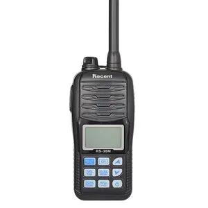 Lieferant RS-36M Rundfunkgerät Herstellung in China professionelles Handgerät VHF Marine Radio mit Warnlicht IP67 wasserdicht