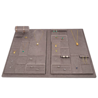 Présentoirs élégants pour boucles d'oreilles, personnalisables en couleur et taille, service OEM, logo client, étuis de marque BXR, présentoirs de comptoir pour vitrine