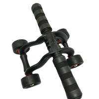 Roue abdominale pour femmes, équipement de gymnastique, d'étirement des muscles, 4 roues Abs, exercice