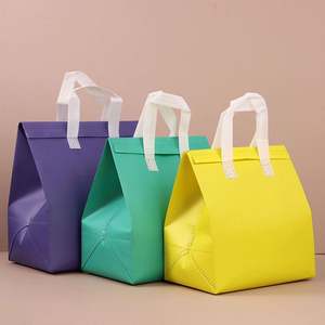 Bolsa Térmica Desechable Personalizable de Tela No Tejida, Reciclable, con Lámina de Aluminio Gruesa, para Llevar Comida, Sándwiches y Pan - Product Image 2