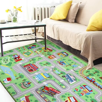 Tapis d'éveil pour enfant, tapis de jeu extra large pour la vie urbaine, jeu éducatif pour bébé