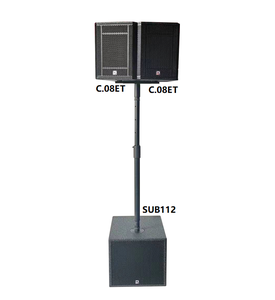 I.<span class=keywords><strong>E</strong></span>.voice 8in Pro Coaxial <span class=keywords><strong>C</strong></span>.08ET : Haut-parleur modulaire à source ponctuelle à haut SPL |   Choix d'aimants Nd ou Fe |   Structure empilable |   OEM/ODM - Product Image 5