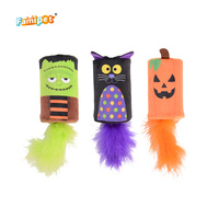 Jouet pour chaton en peluche douce et froissée, motif fantôme, thème Halloween, personnalisé, vente en gros, nouveau, par le fabricant Famipet