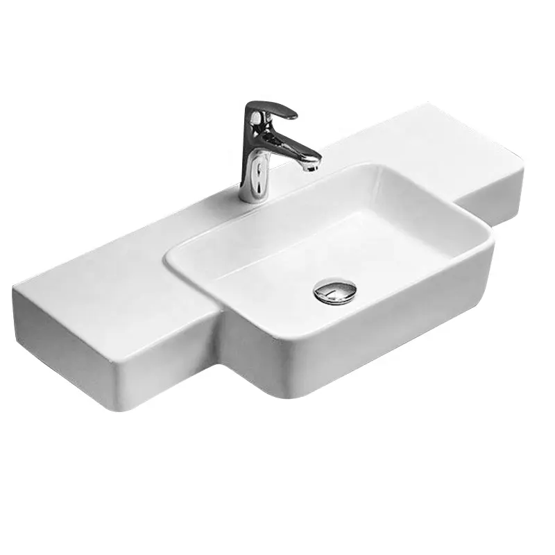 modern wall mount hung ceramic hand wash basin bathroom sinks