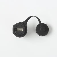 Connecteurs USB étanches ELEWIND, panneau de prise carrée avec prise aviation TYPE-B pour connexions de câbles 12V 1.5A