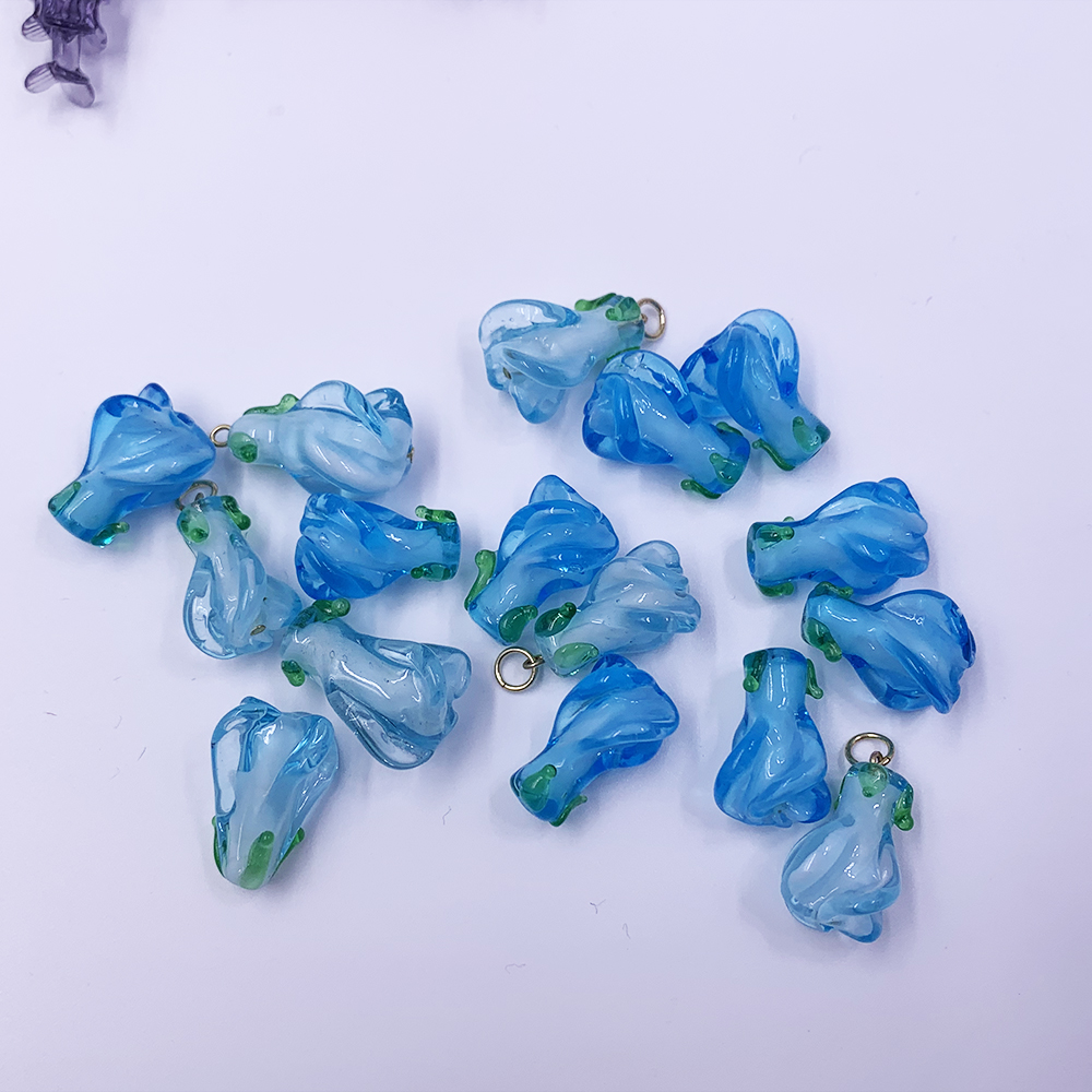 Diy Jewelry Flowers Glass Beads Accessory Murano Glass Beads for Woman