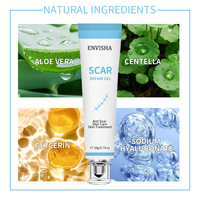 Crème gel naturelle pour le visage et le corps pour éliminer les cicatrices anciennes et nouvelles, pour l'acné, la chirurgie, les brûlures, les vergetures