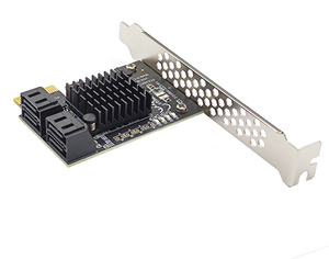 Carte adaptateur prix usine pour PC PCIe 1X à 4x SATA 3.0 série <span class=keywords><strong>ATA</strong></span> à 6 Gb/s haute qualité 4Ports - Product Image 2