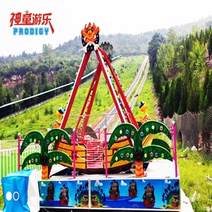 Dalam ruangan luar ruangan portabel Taman Hiburan kiddie ayunan wahana mini kapal bajak laut dengan trailer untuk dijual - Product Image 4