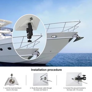 Per Starlink Mini Gen 2 tubo staffa tubo tondo 1/4 adattatore a vite spazio <span class=keywords><strong>X</strong></span> Mini supporto portabagagli Kit Clip di fissaggio - Product Image 3