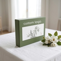 Boîte cadeau magnétique en forme de livre avec logo personnalisé, boîte d'emballage de luxe en carton rigide