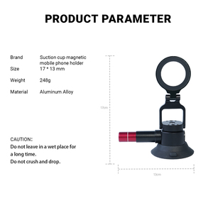 Support magnétique pour <span class=keywords><strong>téléphone</strong></span> <span class=keywords><strong>de</strong></span> voiture le plus puissant, ventouse à vide <span class=keywords><strong>de</strong></span> 3 pouces, aimant pour iPhone, support anti-chute avec <span class=keywords><strong>anneau</strong></span> métallique universel - Product Image 5