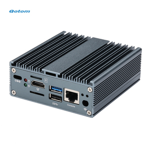 Qomom 4 포트 랜 마이크로 PC ARM RK3568 쿼드 코어 저렴한 하드웨어 방화벽 openWRT 미니 PC - Product Image 4