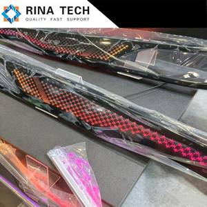 Panneau d'éclairage intérieur de voiture avec rétroéclairage PMMA PC LGP 8 mm d'épaisseur pour berline/SUV, capteur tactile de poignée de porte, Rina Tech - Product Image 3