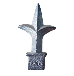 Kare Pickets doğa açık eskrim için kare taban ile OUYA su geçirmez ferforje dökme demir mızrak noktası - Product Image 1