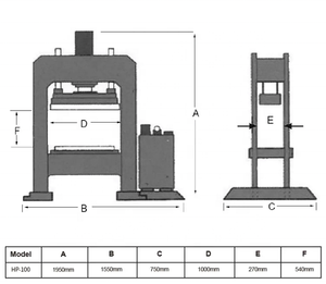 ضغط متجر بدقة عالية 50T & art مع مقياس للعمل الدقيق - Product Image 4