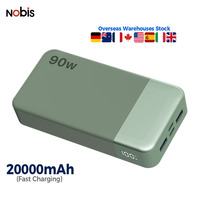 NOBIS 90W 90 Watt PD Charge rapide 20000mAh Chargeur portable grande capacité Sortie multiple Powerbank Power Bank pour ordinateur portable téléphone