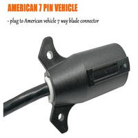 Anhänger adapter 7 bis 13 Anhänger anschluss Licht konverter USA 7Pin Stecker an EUR 13 Pin Sockel Stopp/Brems signal trennung