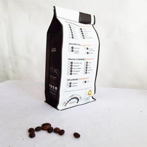 Sinh học phân hủy giấy kraft <span class=keywords><strong>Flex</strong></span> ography in đáy phẳng miếng vải hình tam giác Side tin Tie Pouch cho cà phê trà đóng gói thực phẩm - Product Image 6