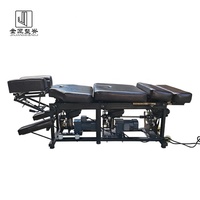 Table de massage chiropratique réglable automatique en métal pour traitement du rachis