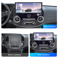 MEKEDE Android 8core 7870 12 + 256GB écran de 12.3 pouces autoradio lecteur multimédia automatique pour Benz Vito 2016-2021
