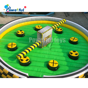 Défi gonflable de machine de wipeout debout du dernier homme pour le jeu de team building - Product Image 3
