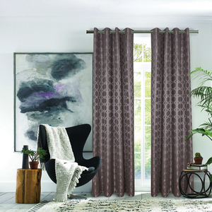 100% poliéster caliente personalizado <span class=keywords><strong>de</strong></span> alta calidad Beige negro pizarra marrón gris aislamiento Blackout sala <span class=keywords><strong>de</strong></span> estar ventana moderna cortina personalizada - Product Image 3