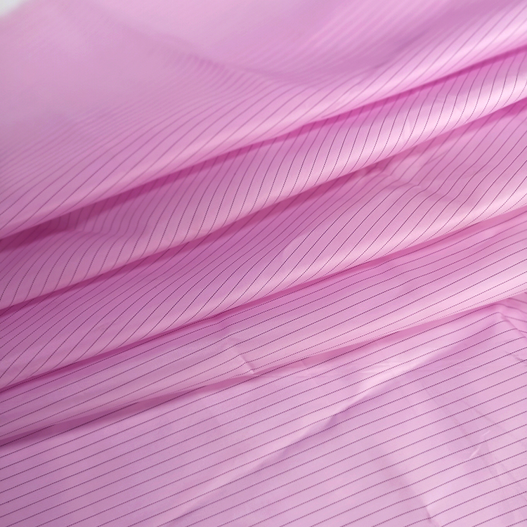 ALLESD Cheap Price Industrial Use Stripe Antistatic Fabric Esd Polyester Fabric