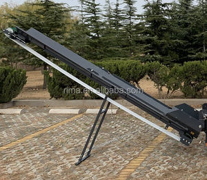 Schwerlast-Holztransportband mit Elektromotor und 5/7m Länge, Holzbearbeitungsmaschine, Brennholztransportband für die Forstwirtschaft - Product Image 4