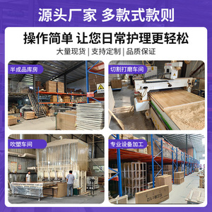 Wooden Manual Nursing <b>Bed</b> For Elderly Care Home Hospital Use With Adjustable Backrest And <b>Side</b> <b>Rails</b> - Product Image 5