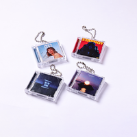 Album de chanteur personnalisé image intelligente carte Qr carte autocollant pliable Smini Album porte-clés Rfid Nfc musique Mini Cd étui bijou