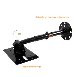 Soporte de Pared Telescópico Ajustable para Altavoces CNBear K-3007-7B, Capacidad de 20 kg, Compatible con Varios Tamaños y Pesos de 31-37 cm - Product Image 2