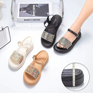 Nuevas <span class=keywords><strong>Sandalias</strong></span> planas de verano <span class=keywords><strong>para</strong></span> mujer, <span class=keywords><strong>sandalias</strong></span> brillantes <span class=keywords><strong>para</strong></span> mujer y mujer, zapatos de mujer joven 2024, <span class=keywords><strong>sandalias</strong></span> de verano - Product Image 4