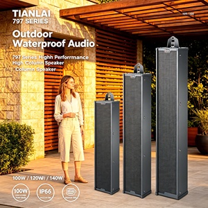 Columna de Sonido PA para Exteriores TIANLAI Serie 797, Resistente al Agua, 797-80 Gris, Altavoz de Pared para Proyectos de Ingeniería - Product Image 4