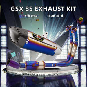 Nuevo Sistema de Escape para Motocicleta <span class=keywords><strong>GSX</strong></span> <span class=keywords><strong>8S</strong></span> <span class=keywords><strong>GSX</strong></span>-<span class=keywords><strong>8S</strong></span> GSX8R 2022-2025, Accesorios para el Motor - Product Image 2