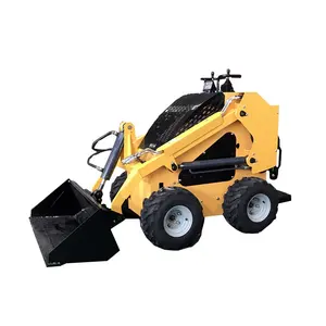 CE Euro 5 Fully hydraulic front section skid steer loader Gasoline and diesel version tire skid steer loader
