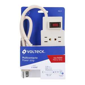 Volteck MUL-8 pesante presa di corrente 8 prese 14 AWG prolunga con presa USB 13A da 14 AWG - Product Image 1