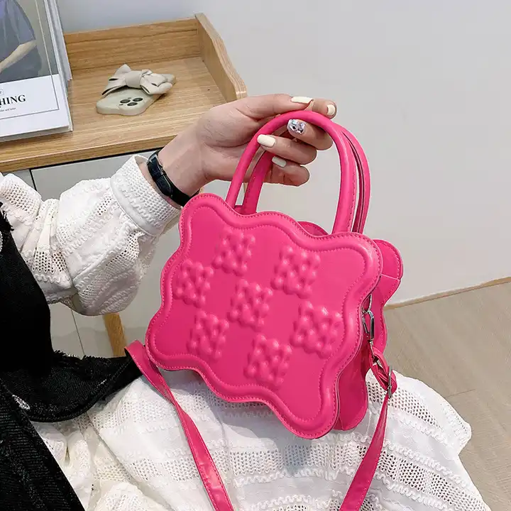 Women's Solid Color Small Square Crossbody Bag, Casual Handbag