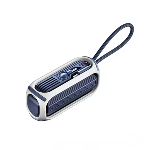 TBFIT capsula di emergenza Power Bank tre in uno con cavo incorporato 20w Power Bank Mini rotante pieghevole Mobile Power Bank - Product Image 4