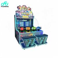 Machine d'arcade de tir aquatique Funtime pour 4 joueurs, machine de jeu à monnayeur avec récompenses pour centre de jeux